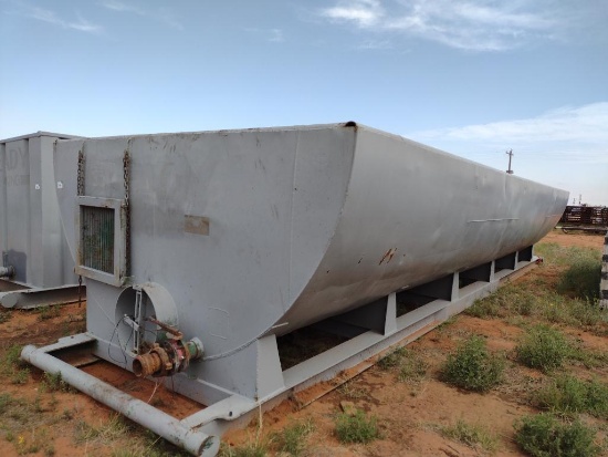 Half Round Mud Tank on Skid