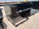 Unused 2CY Skid Steer Hopper w/ Fork Pockets
