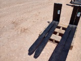 (1) Set Unused Forklift Forks