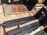 (1) Set Unused 48? Forklift Forks