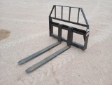 Unused Kivel Pallet Fork Skid Steer Attachment
