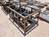 Unused Mower King Post Hole Auger(Skid Steer Attachment)