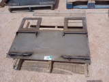 Unused Skid Steer Frame w/ Guard (5/16