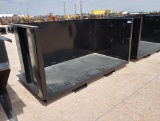 Unused 4CY Debris Box w/ Fork Pockets