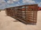 (10) 24Ft Freestanding Cattle Panels One with 8Ft Gate