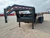 New Unused K & G 17Ft Gooseneck Dump Trailer