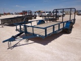 Unused 2023 Gitesa 14Ft Utility Trailer