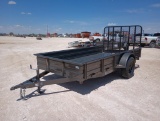 Unused 2022 Gitesa Single Axle Utility Trailer