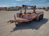 Utility Trailer w/Auto Crane 3203 Crane