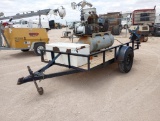 Single Axle Trailer w/ Air Compressor