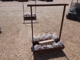 Unused Chain Rack w/(5) Binders & (5) 5/16