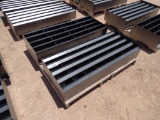(2) 4Ft Unused Metal Bolt Bins (1) w/32 Bins (1) w/16 Bins