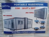 Unused Bastone Portable Warehouse 16 1/2FT x 20FT