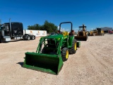 John Deere 3032 Tractor w/Box Blade-Disc-Rotary Cutter