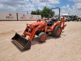 Kioti CK25 Tractor w/Backhoe Attachment