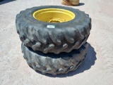 (2) John Deere Wheels w/Tires