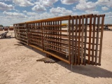 (10) 24Ft Freestanding Cattle Panels One with 12Ft Gate
