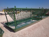 Unused Hay Bale Cattle Feeder