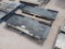 (2) Unused Skid Steer Weldable Quick Plates