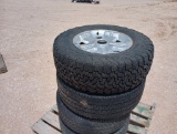 (4) Chevrolet Wheels w/ Tires Size: 275/70R18