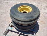 (2) John Deere Front Wheels w/ Tires Size: 11.00-16