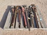 (9) Pipe Wrenches