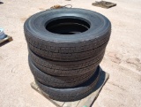 (4) Unused Truck Tires Size: 11R22.5