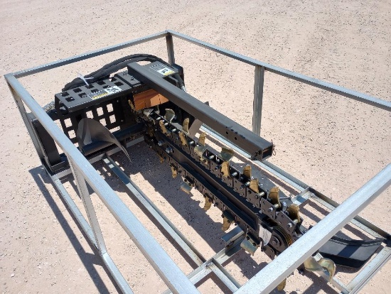 Unused Trencher (Skid Steer Attachment)