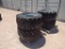 (4) Genie S-85 Manlift Wheels w/Tires 18-625 NHS