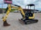 2016 Yanmar VIO25 Mini EX Excavator