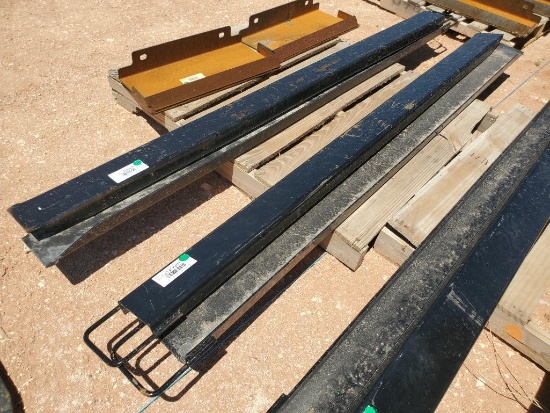 (1) Set of Unused 84" Light Duty Fork Extensions