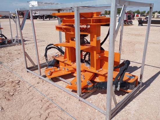 Unused Greatbear Tree Shear with Grapple (Skid Steer Attachment)