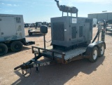 Olympian G80F3 Natural Gas Generator on Trailer