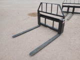 Unused Kivel Pallet Fork Skid Steer Attachment