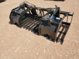 Unused Double Hydraulic Cylinder Rock & Brush Grapple Bucket