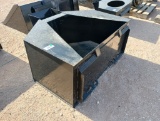 Unused 3/4 CY Concrete Placement Bucket (Skid Steer Attachment)