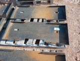 (2) Unused Skid Steer Weldable Quick Plates