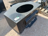 Unused Mini Skid Steer Concrete Placement Bucket