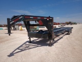 Gooseneck Hydraulic Tilt Storage Moving Trailer