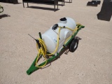 Unused 39 Gallon Tank Tow-Behind Trailer Boom Broadcast and Spot Sprayer