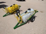 Unused 26 Gallon Tank Tow-Behind Trailer Boom Broadcast and Spot Sprayer