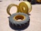 (3) Tractor Wheels/ (1) Grader Wheel w/ Tire