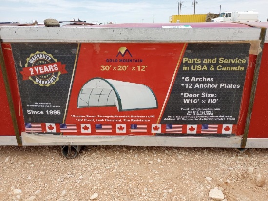 Unused Gold Mountain 30'x20'x12' Dome Shelter