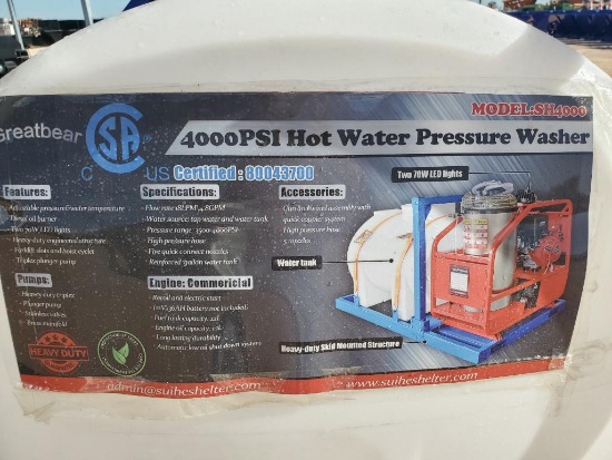 Unused Blue Viper SH4000 Hot Pressure Washer