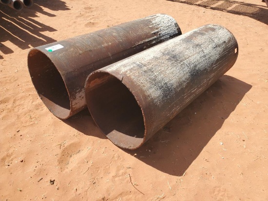 (2) 20" x 4Ft 5" Steel Casing