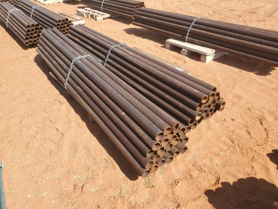 (50) 2 3/8" Metal Post 8Ft Long
