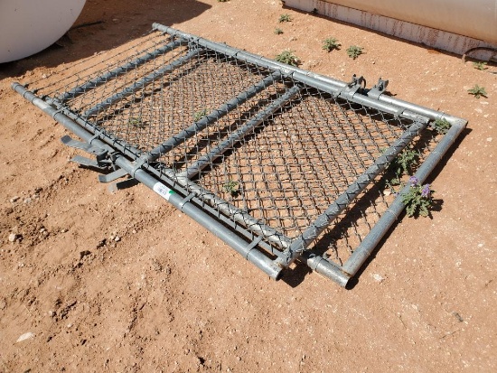 (2) Chain Link Fence Gates