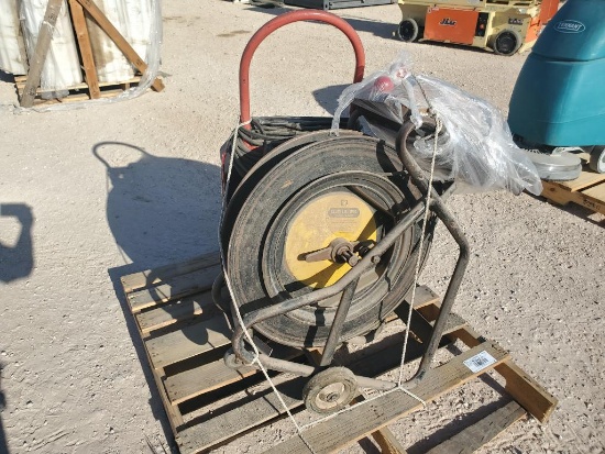 Steel Strapping Reeel w/ Tools & Lincoln AC-225 Welder