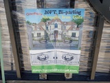 Unused Greatbear 20ft Gate with artwork ''DEER '' in the Middle Gate Frame