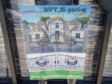 Unused Greatbear 20ft Gate with artwork ''DEER '' in the Middle Gate Frame